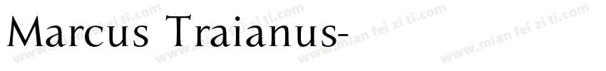 Marcus Traianus字体转换